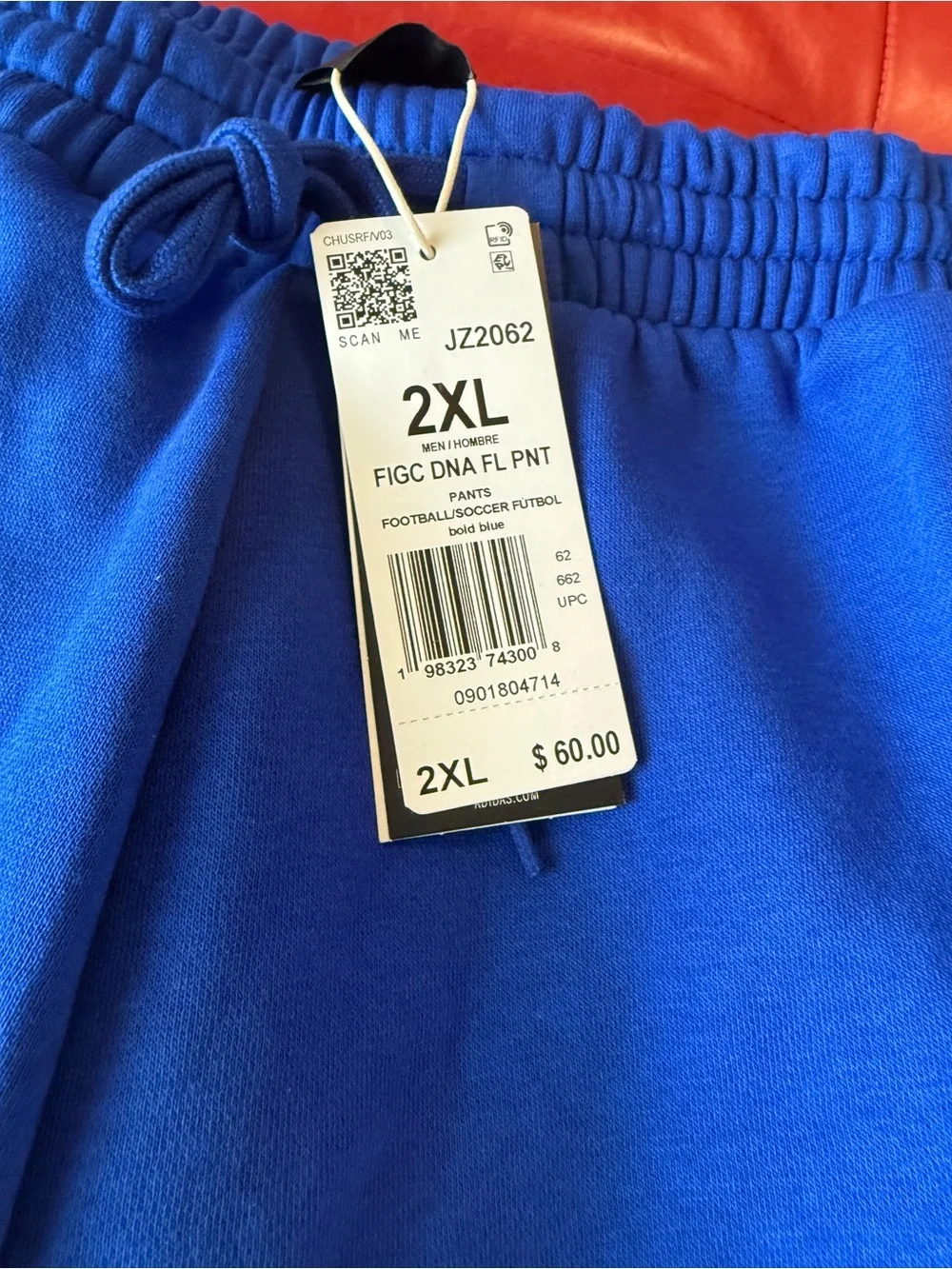 adidas Blue Italia Sweatshirt size XL and pants size XXL